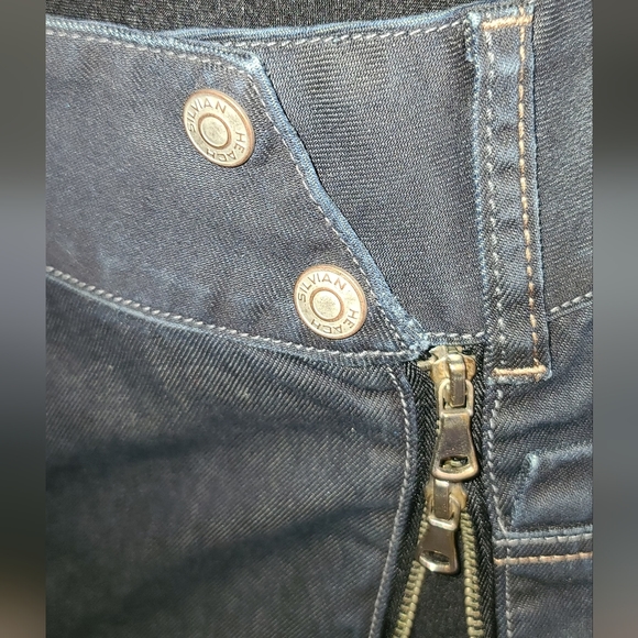 SILVIAN heach , mini denim skirt with cargo pockets size S - Picture 9 of 13